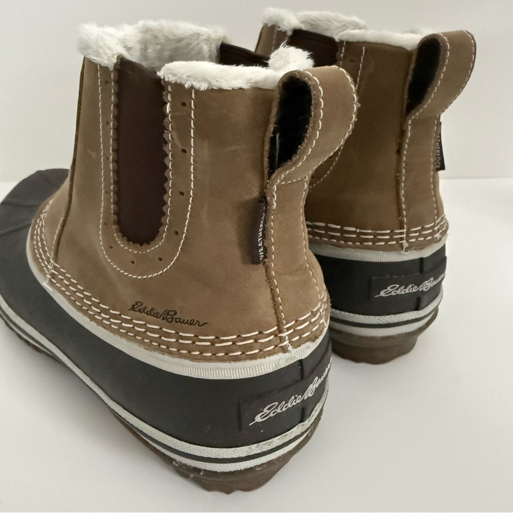 Eddie Bauer Brown Hunt Pac Slip-On Boots - Picture 2 of 8